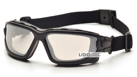 Очки защитные с уплотнителем Pyramex i-Force XL Anti-Fog зеркальные полутемные