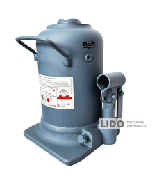 Домкрат гидравлический бутылочный GTM 12т 240-590мм двухштоковый