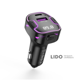 FM-трансмітер XO BCC12 Intelligent Bluetooth+MP3 чорний