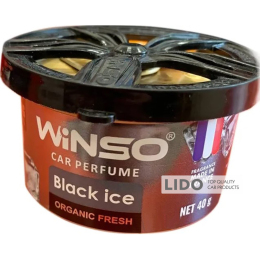 Ароматизатор Winso Organic Fresh Black Ice, 40г