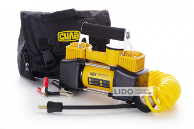 Компрессор автомобильный Сила 10Атм 85л/мин 18А двухпоршневой