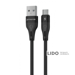 Кабель Proove Soft Silicone Micro USB 2.4A (1м) чорний