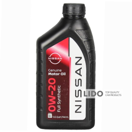 Моторне масло NISSAN Genuine Motor Oil 0W-20 SP/GF-6 1qt (946 ml)х6 
