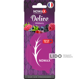 Ароматизатор повітря целюлозний Nowax серія Delice - Wildberry
