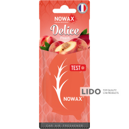 Ароматизатор повітря целюлозний Nowax серія Delice - Peach