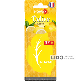 Ароматизатор повітря целюлозний Nowax серія Delice - Lemon