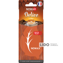Ароматизатор повітря целюлозний Nowax серія Delice - Coffee