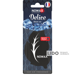 Ароматизатор повітря целюлозний Nowax серія Delice - Black Ice