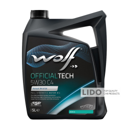 Моторне масло Wolf Official Tech C4 5w-30 5л