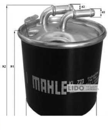 Фильтр топливный Mahle KL723D