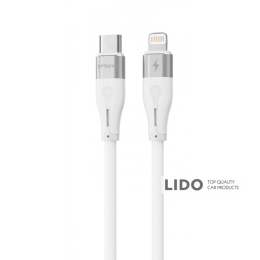 Кабель Proove Soft Silicone Type-C to Lightning 27W (1m) белый