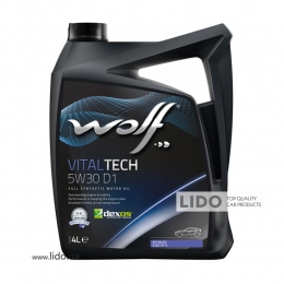 Моторне масло Wolf Vital Tech D1 5w-30 4L