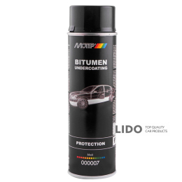 Мастика бітумна Motip Bitumen Undercoating чорна аерозоль 500мл