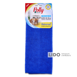 Тряпка из микрофибры Polly 30*30см синяя