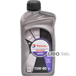 Трансмиссионное масло TOTAL TRAX. GEAR 8 75W-80, 1L (x12)