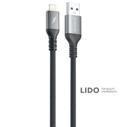 Кабель Proove ReGen Silicone USB to Lightning 2.4A (1m) чорний
