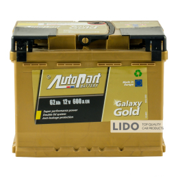 Акумулятор Autopart Galaxy Gold 62 Ah/12V Ca-Ca [+ -]