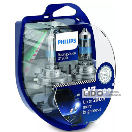 Галогеновая лампа Philips H7 RacingVision GT200 12V 55W PX26d