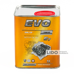 Моторное масло Evo E7 5w-40 SM/CF 1L