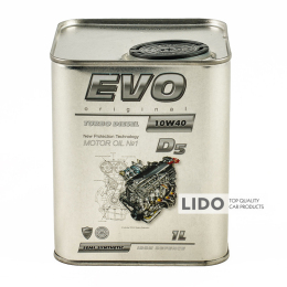 Моторное масло Evo Turbo Diesel D5 10w-40 CF 1L