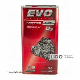 Моторне масло Evo Turbo Diesel D3 15w-40 CF 5L