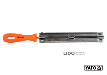 Направляюча з напильником для гостріння ланок ланцюгів YATO Ø4.5 x 250 мм арт.YT-85031
