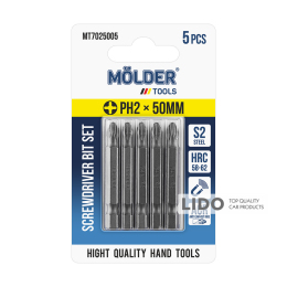 Набор бит Molder PH2x50мм 5шт