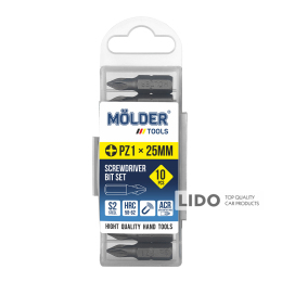 Набор бит Molder PZ1x25мм 10шт