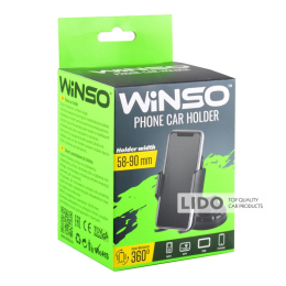 Держатель мобильного телефона Winso механизм 360°, 58-90мм