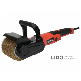 Шліфувально-браширувальна машинка мережева YaTo 1300Вт  по металу/дереву