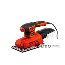 Вибрационная шлифмашина GTM S115/300E, 300Вт, 115*230мм, 6000-12000 движ/мин