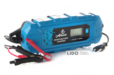 Зарядний пристрій АКБ 12 Atelie 6А 12В імпульсний цифровий