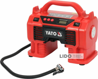 Компрессор аккумуляторный YaTo 60Вт 21л/мин Без аккумулятора