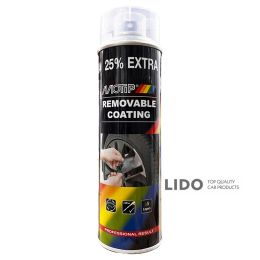 Краска жидкая резина Motip Removable coating Черная матовая аэрозоль, 500мл