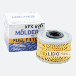 Фільтр паливний Molder Filter KFX 69D (WF8014, KX79D, P7161X)
