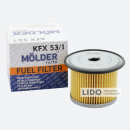 Фільтр паливний Molder Filter KFX 53/1 (WF8021, KX63/1, P716)