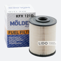 Фільтр паливний Molder Filter KFX 121D (WF8166, KX231DEco, P732X)