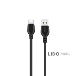 Кабель XO USB to Type-C 2,1А 1м чорний
