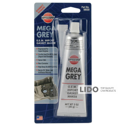 Versachem MEGA GREY SILICONE силиконовый герметик, серый, 85г