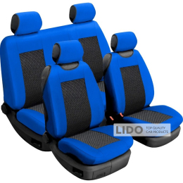 Чохли універсал Beltex Comfort синій на 4 сидіння, без підголівників