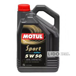 Моторное масло Motul Sport 5W-30, 5л (102716)