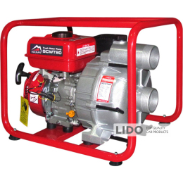 Мотопомпа бензинова Vulkan для брудної води 4600Вт 75мм 58м³/год підйом-26м