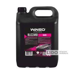 Шампунь Winso Blizzard Nano Foam Shampoo для ручной мойки (концентрат 1:12-1:10 для пенокомлекта), 5л