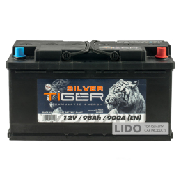 Аккумулятор Tiger 98 Аh/12V Silver [- +]