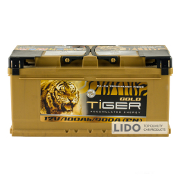 Акумулятор Tiger 100 Аh/12V Gold [- +]