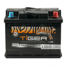 Акумулятор Tiger 60 Ah/12V [- +]