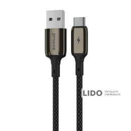 Кабель Proove Dense Metal USB to Type-C 2.4A (1m) чорний