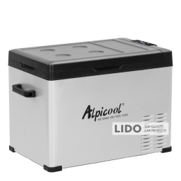 Компресорний автохолодильник Alpicool 40л, Охолодження -20°C, Живлення 12, 24, 220В