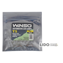 LED автолампа Winso 12V SMD T5 W2x4.6d, 20шт