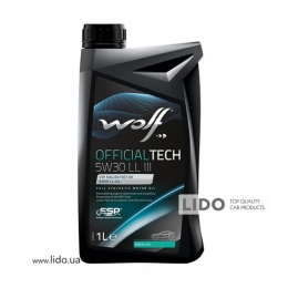 Моторне масло Wolf Official Tech LL III 5w-30 1L